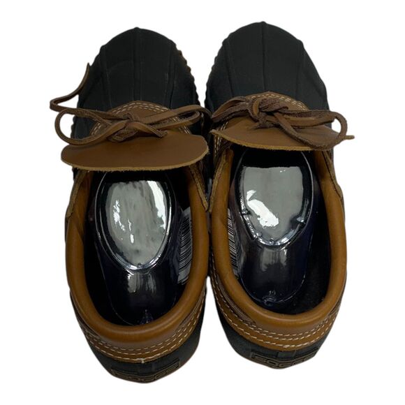 Soggs Thinsulate Insulation‎ Steel Shank Duck Shoes Men’s Size 7 Black Tan - Picture 6 of 14